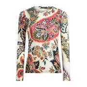 Paisley Print Sweater