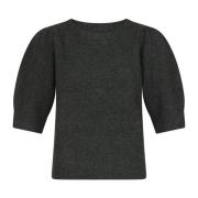 Bow Knit Tee - Antracit