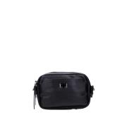 Sort Crossbody Taske med Frontlomme