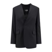 Struktureret Uld Blazer