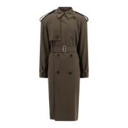 Klassisk Uld Trenchcoat