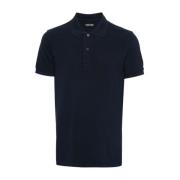 Navy Blue Polo Shirt Broderet Logo