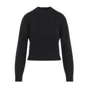 Blå Sweater AW24 Elegant Luksuriøs Stil