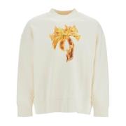 Brændende Palm Oversized Crewneck Sweatshirt