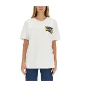 Logo Print Bomuld T-Shirt