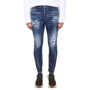 Slim Fit Jeans med Lynlås Lukning