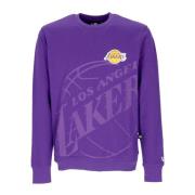 NBA Lakers Crewneck Sweatshirt Lilla