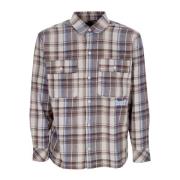 Ternet Flannel Skjorte Creme