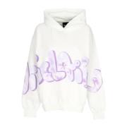 Hvid Logo Hoodie Letvægts Sweatshirt