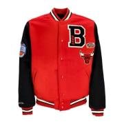 Chicago Bulls Varsity Jacket Rød/Sort