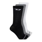 Tre-pakke sokker SKM-D-CREW-LIGHT-SOCKS