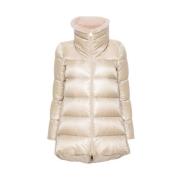 Quiltet Faux-Fur Krave Vinterjakke