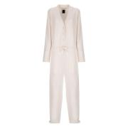 Uld og Angora V-hals Jumpsuit