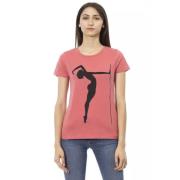 Elegant Pink Kortærmet T-shirt