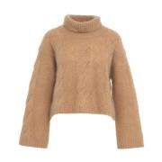 Brun Turtleneck Strik AW24