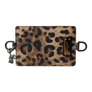 Leopard Print Kortholder Pung