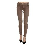 Brun Slim Fit Skinny Jeans