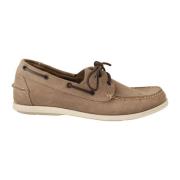 Elegant Beige Ruskind Loafers til Gentleman