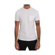 Elegant hvid bomulds T-shirt