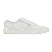 Elegant Low-Top Sneakers Hvid Multifarvet