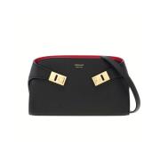 Sort Mini Hug Crossbody Taske