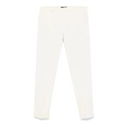 Ecru Bomuld Chinos Gabardine Bukser