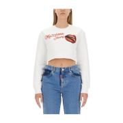 Logo Cropped Sweatshirt