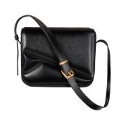 Sort Crossbody Taske med Magnetisk Lukning