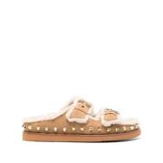 Suede Spike Stud Sandaler