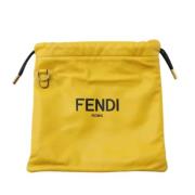 Pre-owned Stof fendi-tasker