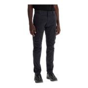 Slim Fit Stretch Satin Cargo Bukser