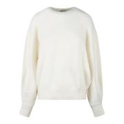 Alpaca Blend Crew Neck Oversized Sweater