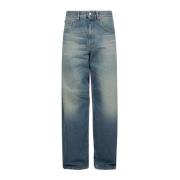 Klassiske Denim Jeans med Fem Lommer