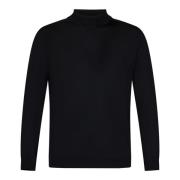 Sort Merinould Turtleneck Sweater