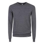 Grå Sweaters Uld Girocollo Stil