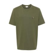 Grøn Fox Head Patch T-shirt