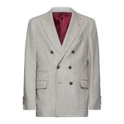 Elegant Ivory Cashmere Jacket