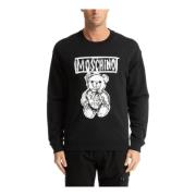 Mønstret Teddy Bear Logo Sweatshirt