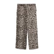 Leopard Print Palazzo Bukser