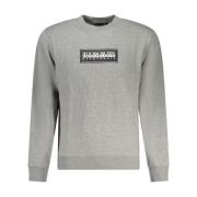 Logo Print Bomuld Crew Neck Sweatshirt