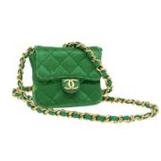 Pre-owned Satin chanel-tasker