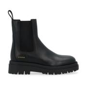 Sort Læder Chelsea Boot