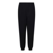 Sort Bomuldsfleece Sweatpants AW24