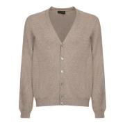 Beige Cardigan Sweater AW24