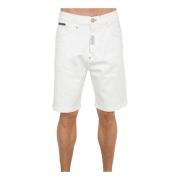 Hvide Denim Shorts Formentera Fit