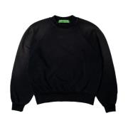 Dobbeltlag Crewneck med dobbelt broderi