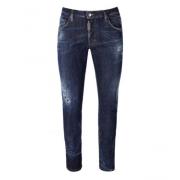 Klassiske Denim Jeans med Fem Lommer