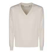 Uld Cashmere V-Hals Sweater