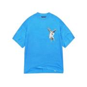 Logo T-shirt Electric Blu Bomuld