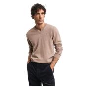 Ultrafin lammeuld V-hals pullover